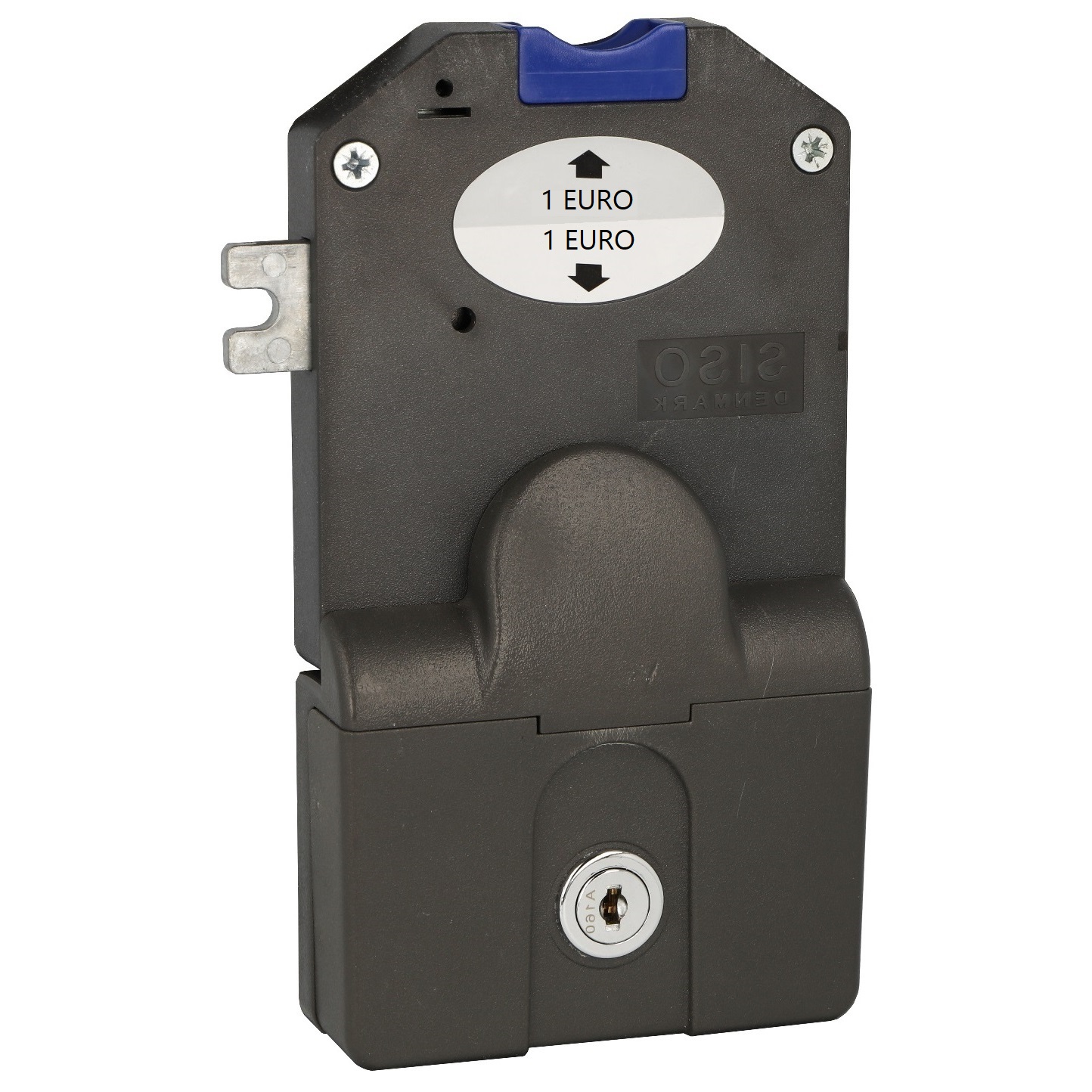 1 यूरो सिक्के के लिए सिक्का कंटेनर के साथ भुगतान सिक्का लॉक, 14.60.250-0, SISO द्वारा, संस्करण: बाएं हाथ। उत्पाद का चित्र