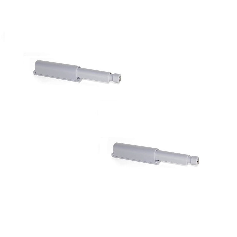 2 टुकड़े सुरुचिपूर्ण स्नैप कुंडी, सतह: ग्रे, 62 मिमी (2-7 / 16 "), संस्करण: चुंबकीय, 2033921 EMUCA द्वारा फर्नीचर दरवाजे, कैबिनेट दरवाजे, फ्लैप और बहुत कुछ के लिए मजबूत पुश-टू-ओपन क्लोजर