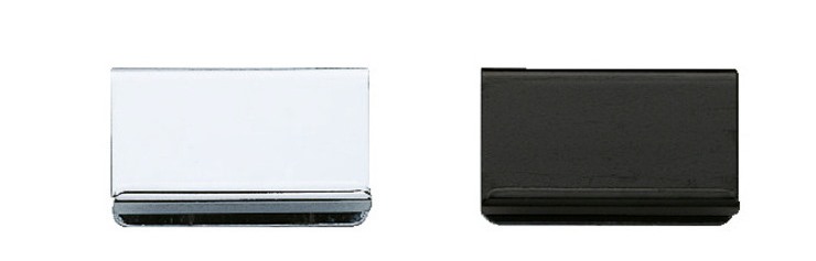 ग्लास मोटाई 6 मिमी (15/64 ") के लिए काउंटर प्लेट, हैंडल फ़ंक्शन के साथ, सतह: काला, 40 मिमी (1-37/64"), K-150B और K-130-P6। ग्लास कैबिनेट दरवाजे, चुंबकीय फ्लाईकैचर और बहुत कुछ के लिए समकक्ष, सुगात्सुने / एलएएमपी® (जापान) द्वारा - Image 3