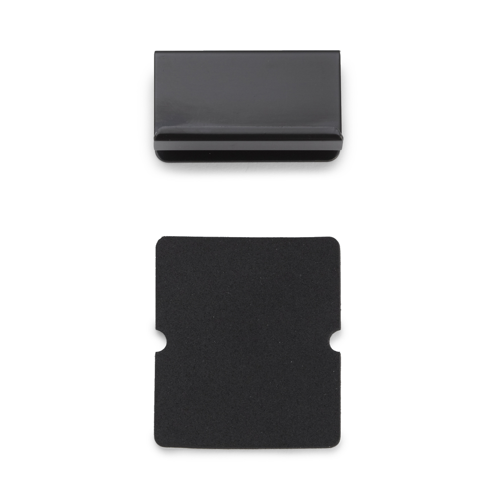 ग्लास मोटाई 6 मिमी (15/64 ") के लिए काउंटर प्लेट, हैंडल फ़ंक्शन K-150B और K-130-P6, 40 मिमी (1-37/64") के साथ सुगात्सून, काला द्वारा। उत्पाद का चित्र