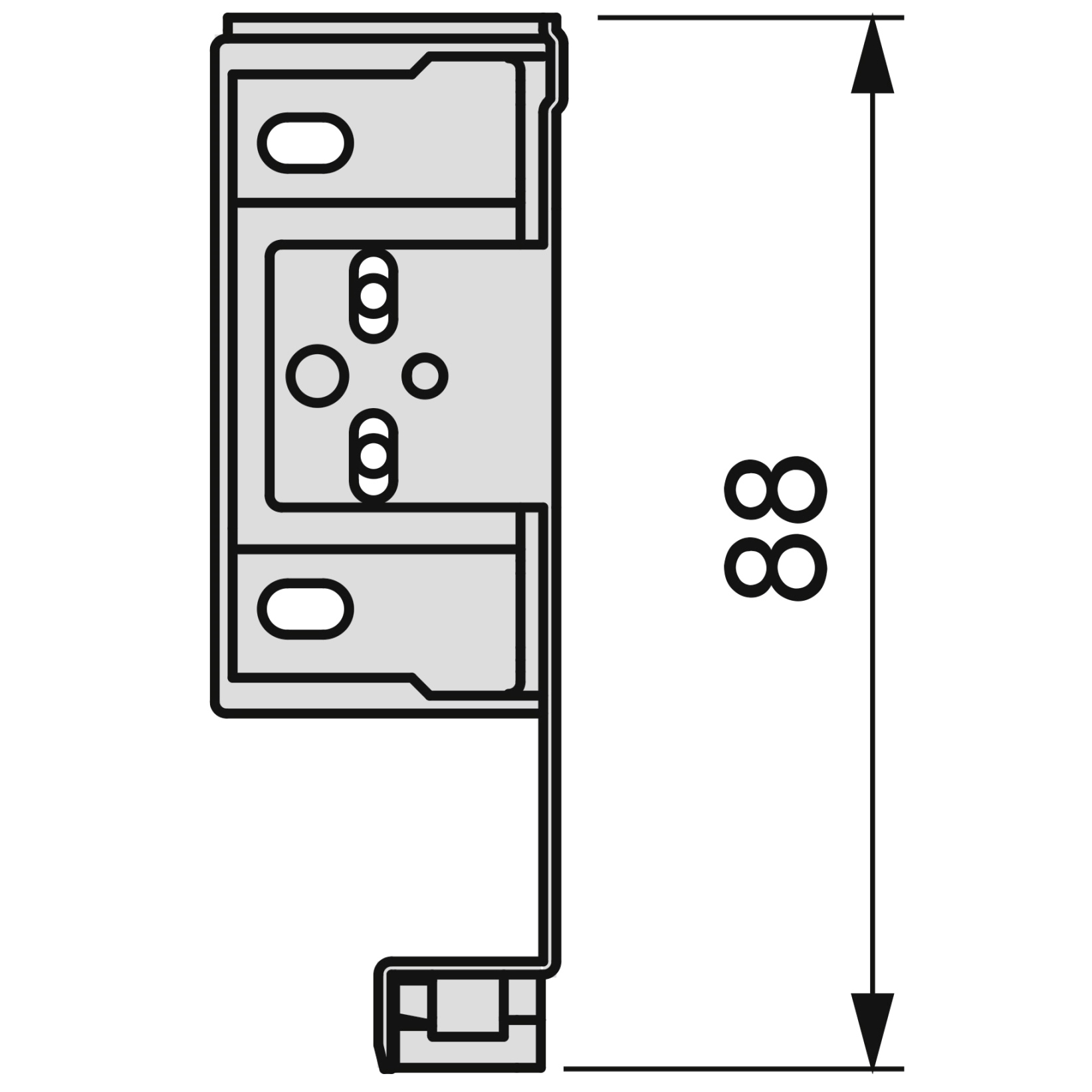 दराज सेट, अतिरिक्त पतले फ्रेम के साथ, फ्रेम ऊंचाई 88 मिमी (3-15/32"), सतह: सफेद, 300 मिमी (11-13/16"), संस्करण: नरम-बंद के साथ आंशिक पुल-आउट, 3275012. रसोई के फर्नीचर के लिए व्यावहारिक दराज सेट और बहुत कुछ, EMUCA द्वारा - Image 5