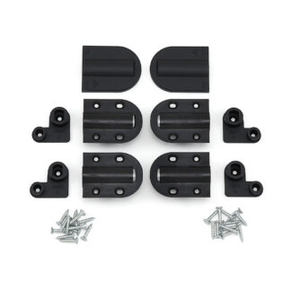 सॉफ्ट-क्लोज डंपिंग के साथ काज, कवर के साथ, ब्लैक HG-JHM20-80BL, सुगात्सुने/एलएएमपी (जापान) द्वारा