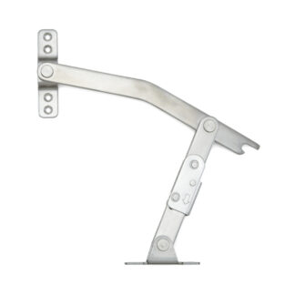 SUS304 (V2A) स्टेनलेस स्टील डोर स्टॉप, YA-1216R, लंबाई: 200 मिमी, सुगात्सुने/एलएएमपी (जापान) द्वारा