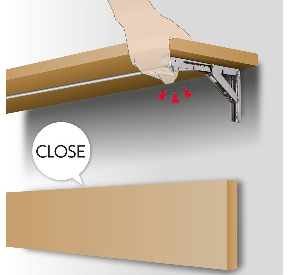 प्रैक्टिकल कनेक्टिंग रॉड, संस्करण: तीन फोल्डिंग ब्रैकेट, EB-907561 और EB-907572 के लिए। ROCA और EB-DA फोल्डिंग कंसोल द्वारा रोबस्ट सॉफ्ट के लिए वन-हैंडेड कनेक्शन लीवर, Sugatsune / LAMP® (जापान) द्वारा - Image 5