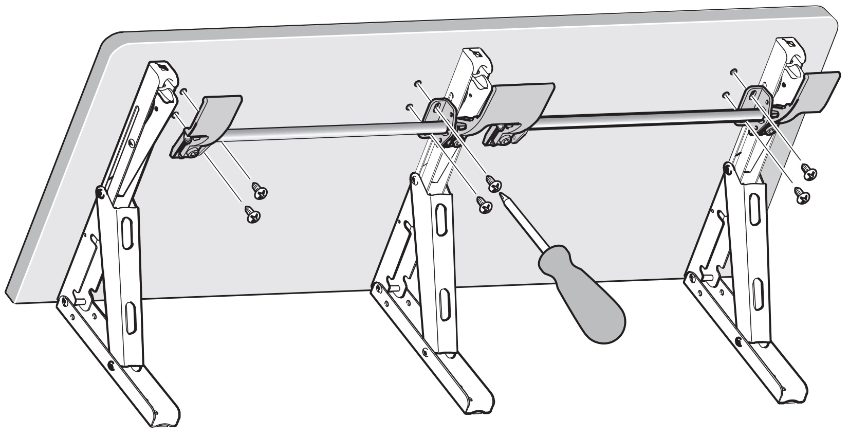 प्रैक्टिकल कनेक्टिंग रॉड, संस्करण: तीन फोल्डिंग ब्रैकेट, EB-907561 और EB-907572 के लिए। ROCA और EB-DA फोल्डिंग कंसोल द्वारा रोबस्ट सॉफ्ट के लिए वन-हैंडेड कनेक्शन लीवर, Sugatsune / LAMP® (जापान) द्वारा - Image 3